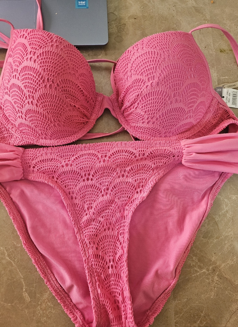 aerie Hot Pink Padded Bralette